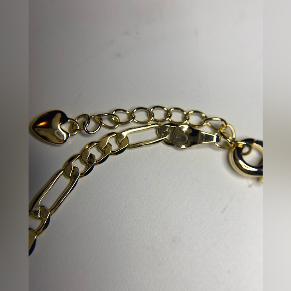 2 colors available 2 in 1 Bracelet/Anklet Black or Blue  heart evil eye - Picture 5 of 10